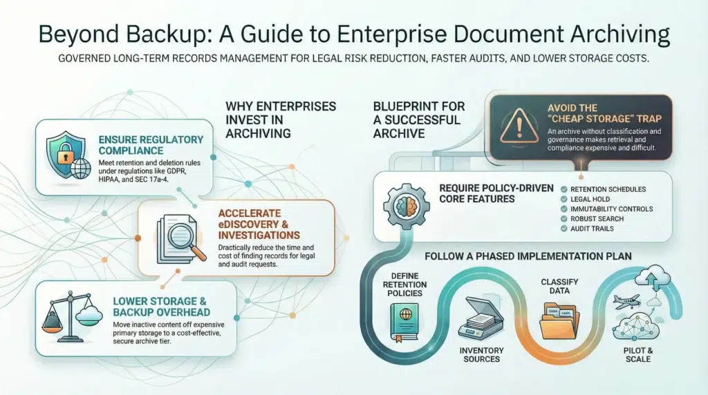 Document Archiving Solutions: Secure, Compliant, and Searchable Records for the Enterprise 3 A Guide to Enterprise Document Archiving