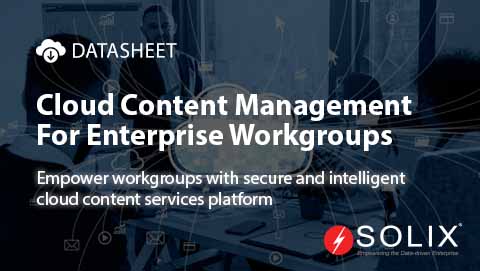 Cloud Content Management For Enterprise Workgroups