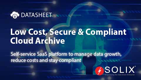 Low cost, Secure & Compliant Cloud Archive